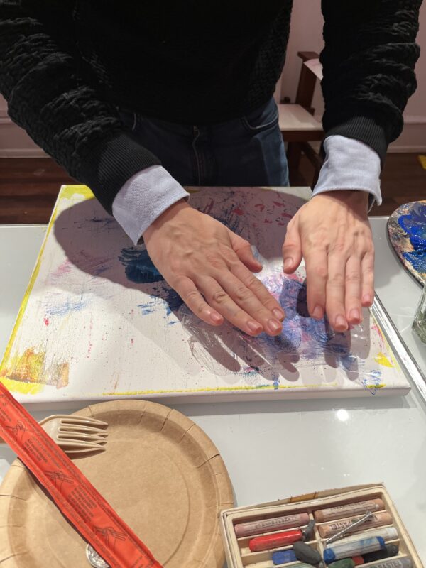 Action Painting and cocktails