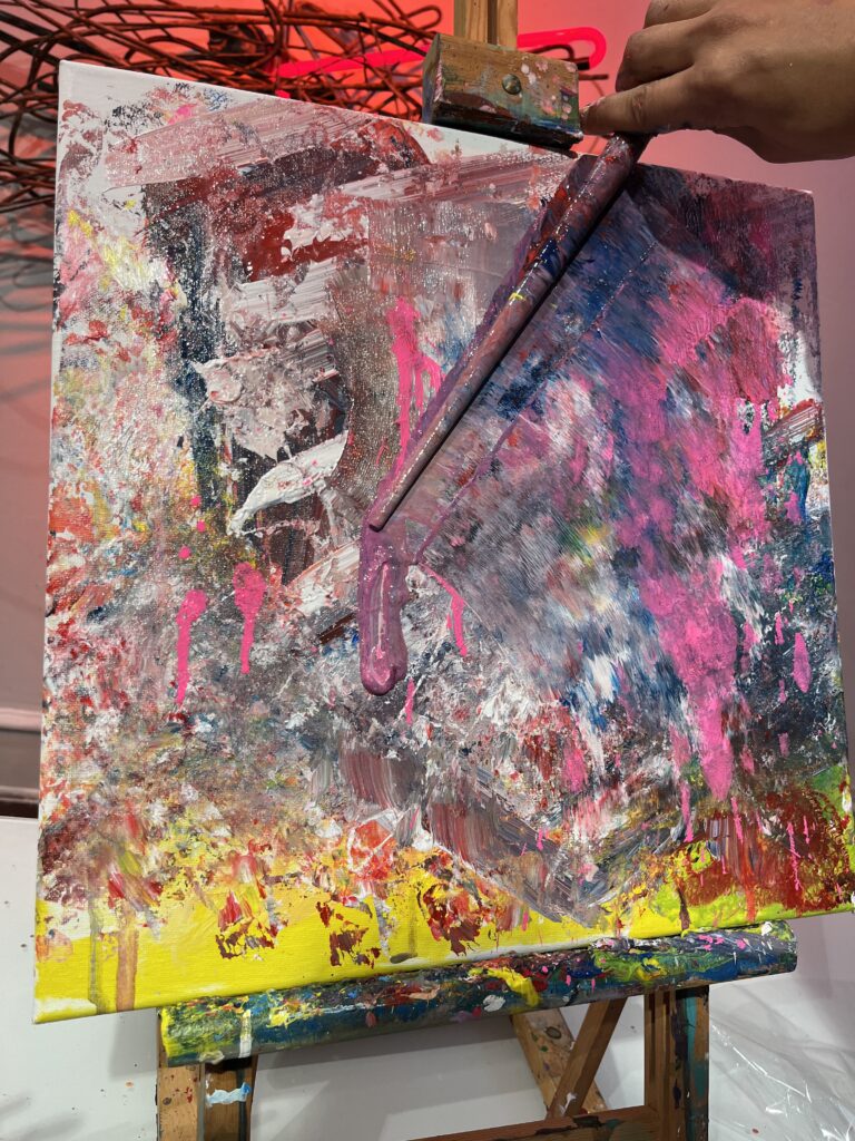 Abstract Painting and Cocktails Workshop